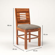 ONIJA  Wooden 6 Seater Dining Table Set