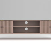 ONIJA HDMR Premium Wood TV Unit for Living Room  (Mocha Beige)