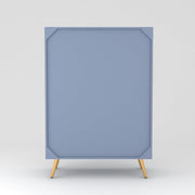 Zenvay HDMR Premium Wood Sideboard Cabinet (Slate Blue)