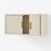 ONIJA Wooden 2 Door Wall Mounted Kitchen Cabine Color:- White