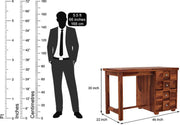 ONIJA Solid Sheesham Wood Reading Writing Study Table