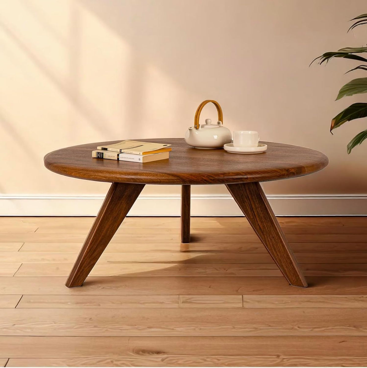 ONIJA Streem Furniture Solid Wood Coffee Table for Living Room, Dining Room, Bedroom, Kitchen, Office Home Decor