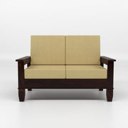 Wooden 4 Seater Sofa Set with Coffee Table