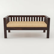 ONIJA Wooden 6 Seater Sofa Set with Coffee Table Walnut Type: 2+2+2,