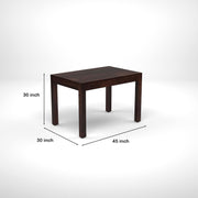 Wooden Dining Table Set with 4 Chairs