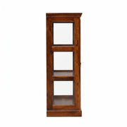 Premium Solid Wood Glass Door Display Cabinet & Bookcase