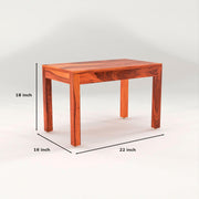 Solid Wood Dining Table Set with 4 Chairs & Bench