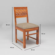 onija Sheesham Wooden 4 Dining Chair Set