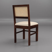 Solid Wood Dining Table with 4 Cane Chairs – ONIJA