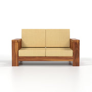 ONIJA  Sheesham Wood Sofa Set 5 Seater Finish: Honey
