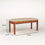 Modern Wooden Dining Table Set with 4 Chairs & Bench