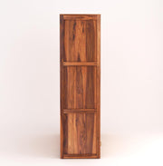 onija Solid Sheesham Wood Wardrobe Space Saving with 3 Door & 3 Drawer