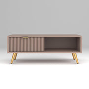 Arvitho HDMR Premium Wood Coffee Table (Mocha Beige)