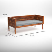 Wooden 7 Seater Sofa Set with Coffee Table