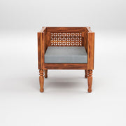 Wooden 5 Seater Sofa Set with Coffee Table