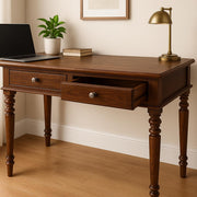 ONIJA Wood Study Desk With 2 Drawers