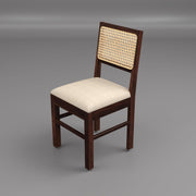Solid Wood Dining Table with 4 Cane Chairs – ONIJA