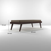 ONIJA Solid Wood Sofa 3 Seater Sofa Diwan Bed (Without Mattress)