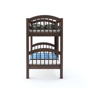 Wooden Bunk Bed with Ladder & Safety Rails