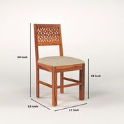Modern Wooden Dining Table Set with 4 Chairs & Bench