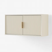 ONIJA Wooden 2 Door Wall Mounted Kitchen Cabine Color:- White
