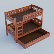 Wooden Bunk Bed for Kids