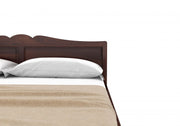 Sthavik Sheesham Wood King Size Bed Without Storage (Walnut Finish)