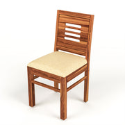 Valtor Sheesham Wood Dining Set 2 Seater (Honey Finish)