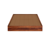 Bryan Sheesham Wood Single Bed Without Storage (Honey Finish)