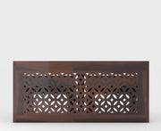 Modern Wooden Coffee Table with Decorative Panel