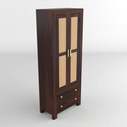 onija Solid Sheesham Wood Wardrobe Cabinet