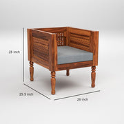 Wooden 5 Seater Sofa Set with Coffee Table