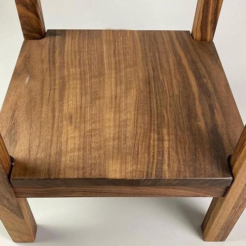 ONIJA Solid Sheesham Wood Lamp Side Table with Lower Shelf (Style-02) Brown