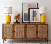 ONIJA Solid Wood Wooden Sideboard Cabinet