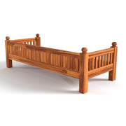 ONIJA Sheesham Wood Sofa 3 Seater Sofa Diwan Bed