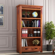 ONIJA Solid sheesham Wood Book Shelf
