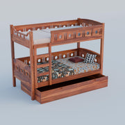 Wooden Bunk Bed for Kids