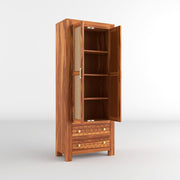onija Solid Sheesham Wood Wardrobe Cabinet