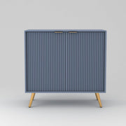 Tveshan HDMR Premium Wood Sideboard Cabinet (Slate Blue)