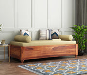 ONIJA Solid Sheesham Wood Diwan Sofa