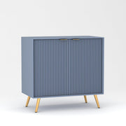 Tveshan HDMR Premium Wood Sideboard Cabinet (Slate Blue)