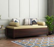 ONIJA Solid Sheesham Wood Diwan Sofa