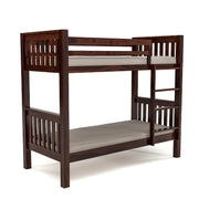 Modern Wooden Bunk Bed with Safety Rails