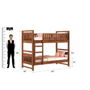 Premium Wooden Bunk Bed for Kids with Ladder