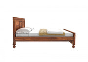 Shilvay Sheesham Wood King Size Bed Without Storage (Honey Finish)