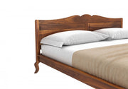 Sthavik Sheesham Wood King Size Bed Without Storage (Honey Finish)