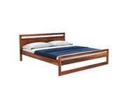 Oraxen Sheesham Wood King Size Bed Without Storage (Honey Finish)