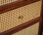 onija Wooden Chest of Drawers with 5 Compartment Storage