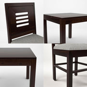 ONIJA  Wooden 6 Seater Dining Table Set