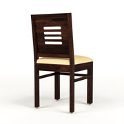 Valtor Sheesham Wood Dining Set 4 Seater (Walnut Finish)